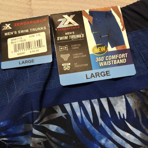 NWT ZX ZEROXPOSUR MEN ‘ S SWIM TRUNKS. - Picture 6 of 6